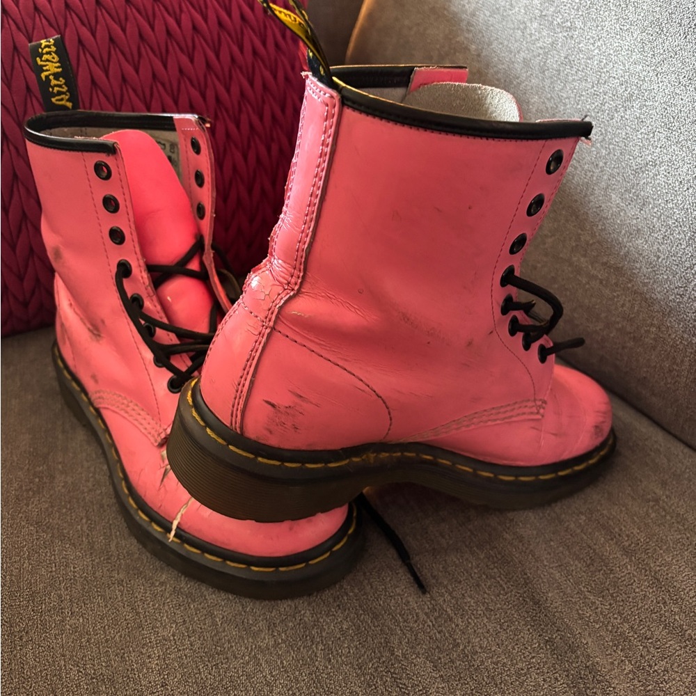 Pink Dr. Martens